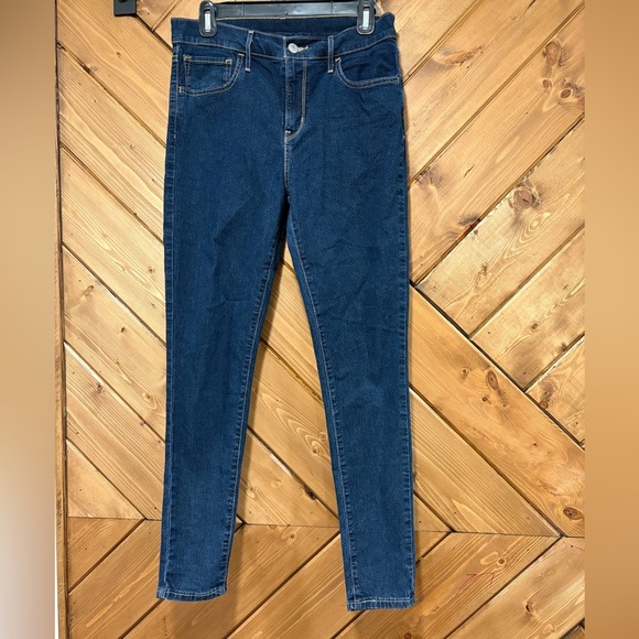 Levi's Dark Blue Women's Skinny Jeans 28x28 - Picture 1 of 4